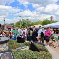monuments at the Orion Veterans Memorial