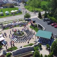 Drone photo Orion Veterans Memorial